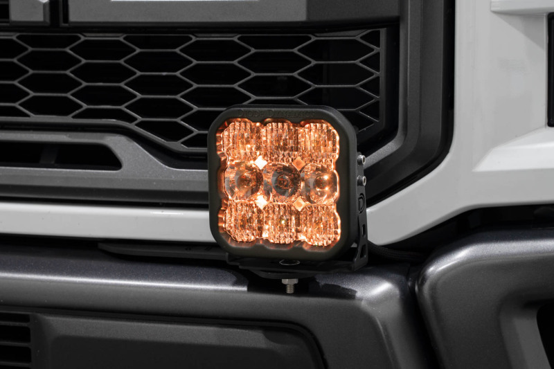 Ford Raptor Light Bar Mounting Bracket - Front - Diode Dynamics - SS5 Bumper Bracket Kit - `17-`20